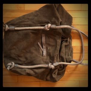 Free people suede shoulder bag